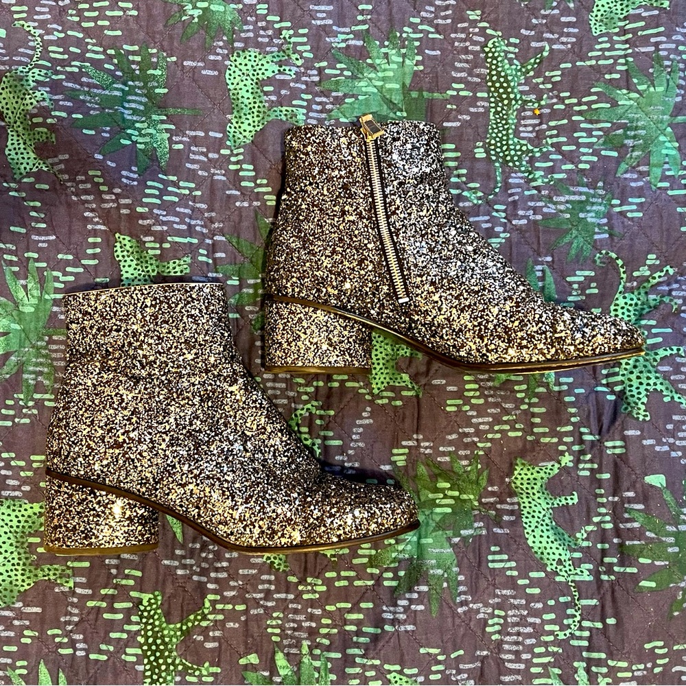 Marc Jacob’s Glitter Booties (UK 40, US 9.5)